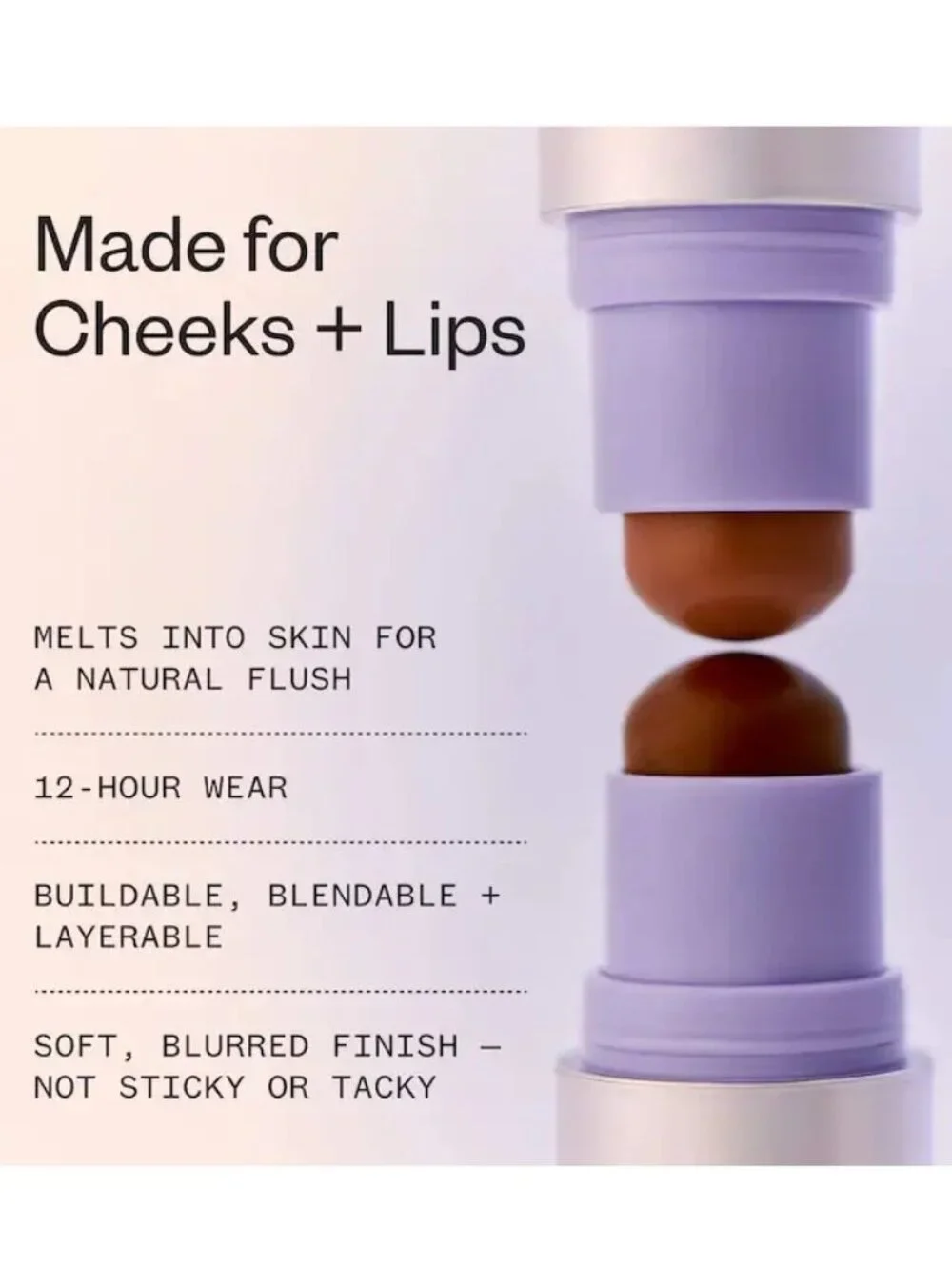 NIB ☑️ Kosas  #RIPE Impressionist Multistick Cream Blush Stick + Lip Color